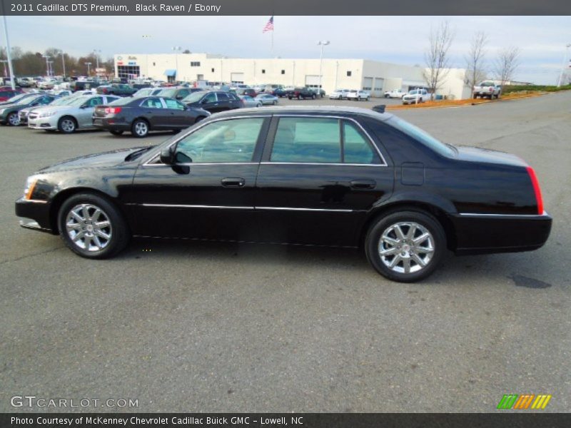 Black Raven / Ebony 2011 Cadillac DTS Premium