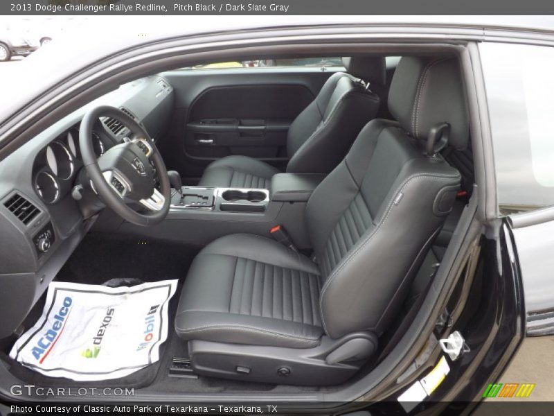 Pitch Black / Dark Slate Gray 2013 Dodge Challenger Rallye Redline