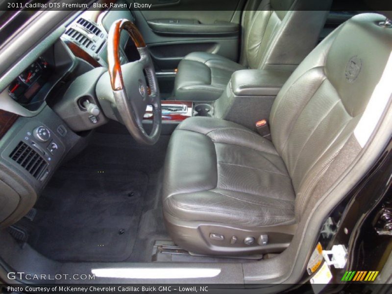 Front Seat of 2011 DTS Premium