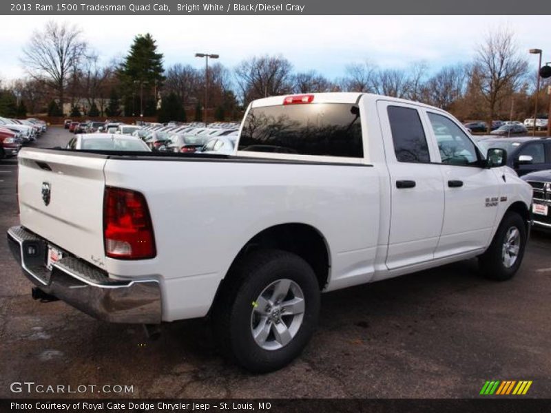 Bright White / Black/Diesel Gray 2013 Ram 1500 Tradesman Quad Cab