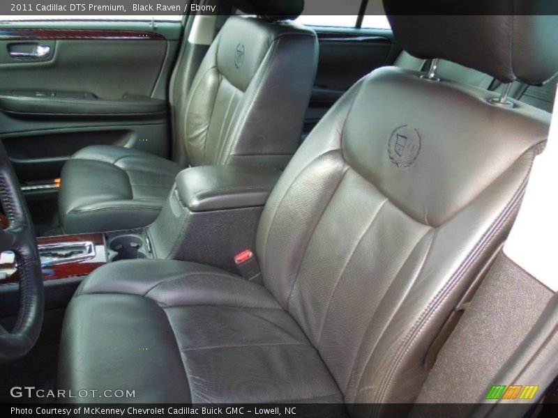 Front Seat of 2011 DTS Premium