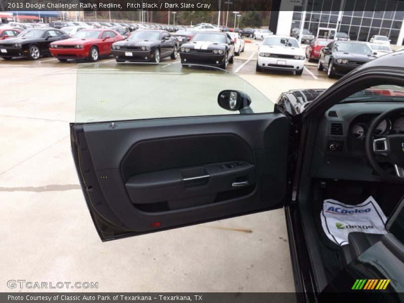 Pitch Black / Dark Slate Gray 2013 Dodge Challenger Rallye Redline
