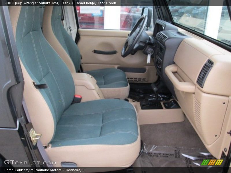 Front Seat of 2002 Wrangler Sahara 4x4