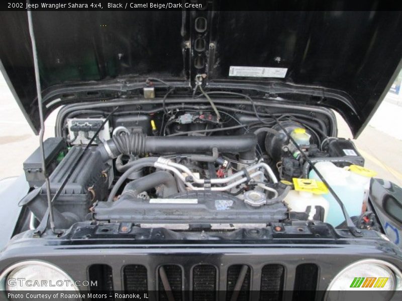  2002 Wrangler Sahara 4x4 Engine - 4.0 Liter OHV 12-Valve Inline 6 Cylinder