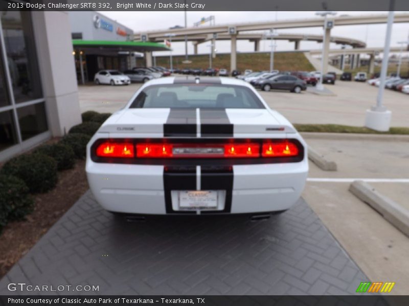 Bright White / Dark Slate Gray 2013 Dodge Challenger SRT8 392