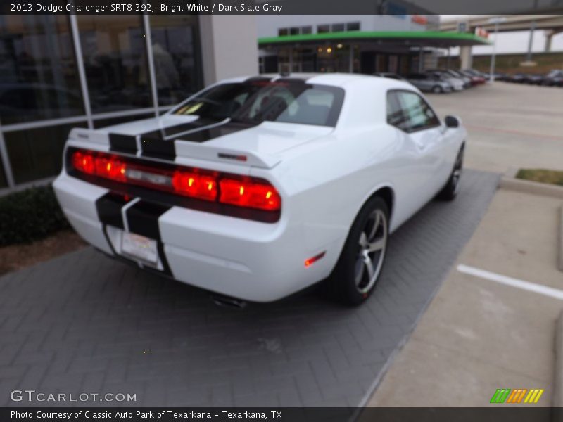 Bright White / Dark Slate Gray 2013 Dodge Challenger SRT8 392