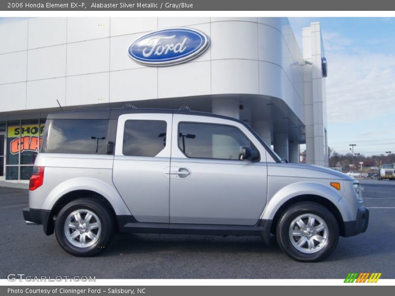 Alabaster Silver Metallic / Gray/Blue 2006 Honda Element EX-P