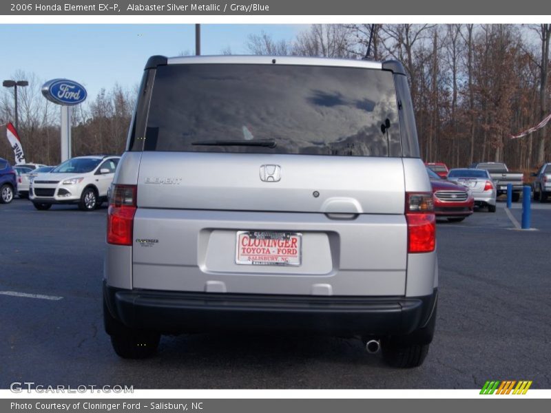 Alabaster Silver Metallic / Gray/Blue 2006 Honda Element EX-P