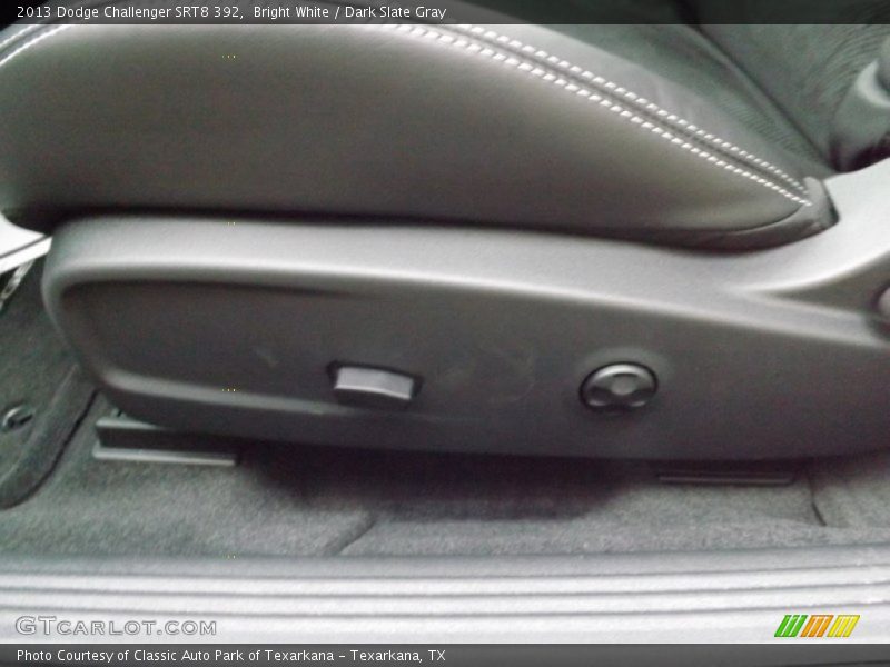 Bright White / Dark Slate Gray 2013 Dodge Challenger SRT8 392
