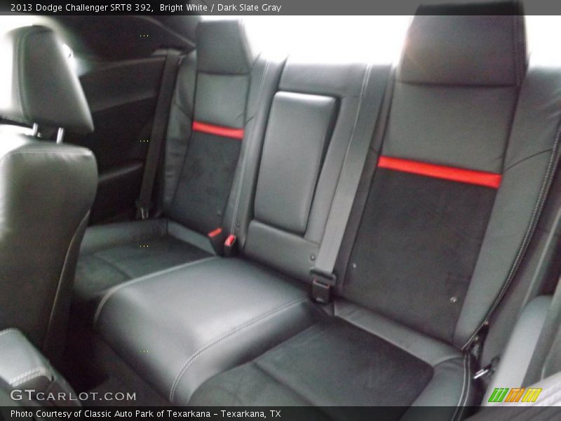 Rear Seat of 2013 Challenger SRT8 392