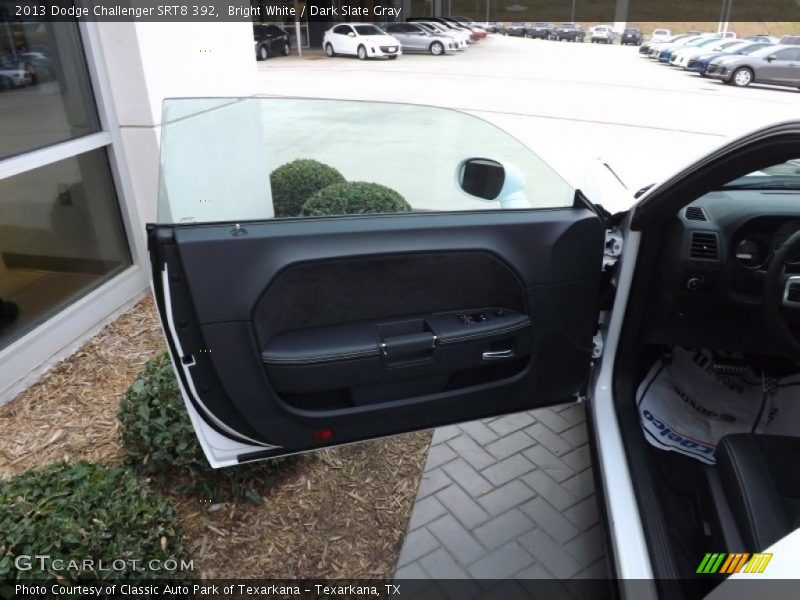 Bright White / Dark Slate Gray 2013 Dodge Challenger SRT8 392