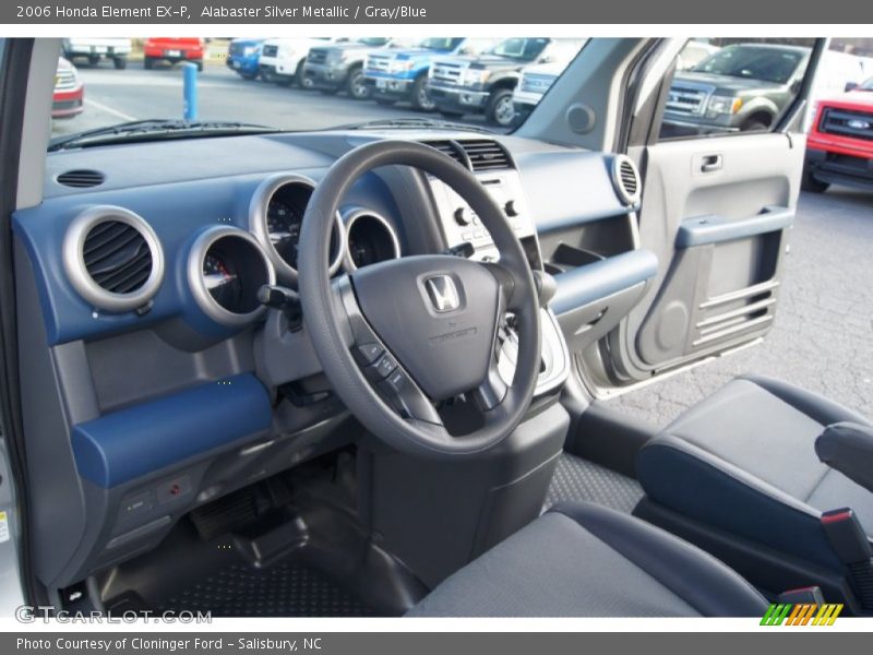 Alabaster Silver Metallic / Gray/Blue 2006 Honda Element EX-P
