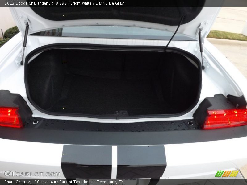 Bright White / Dark Slate Gray 2013 Dodge Challenger SRT8 392