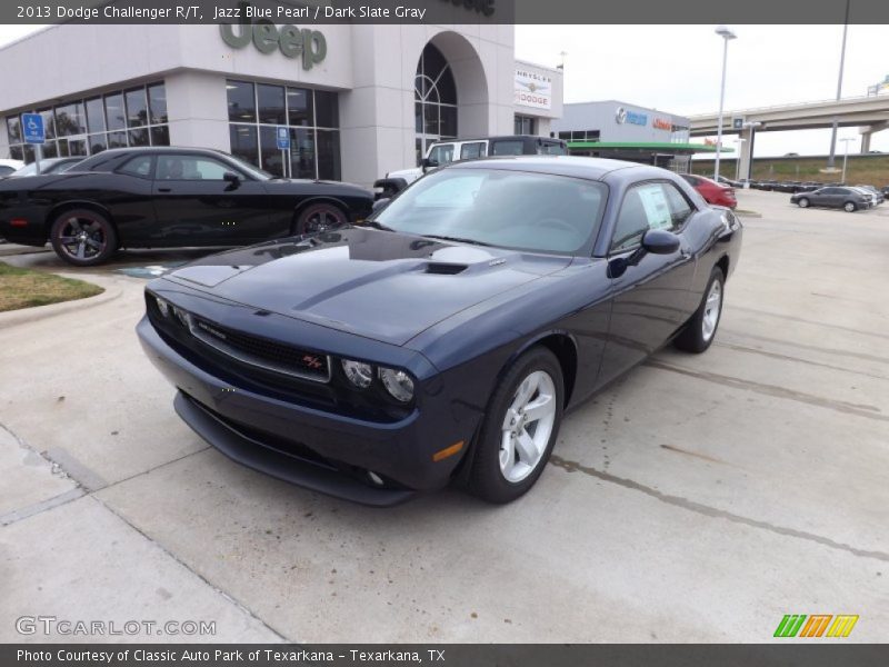 Jazz Blue Pearl / Dark Slate Gray 2013 Dodge Challenger R/T