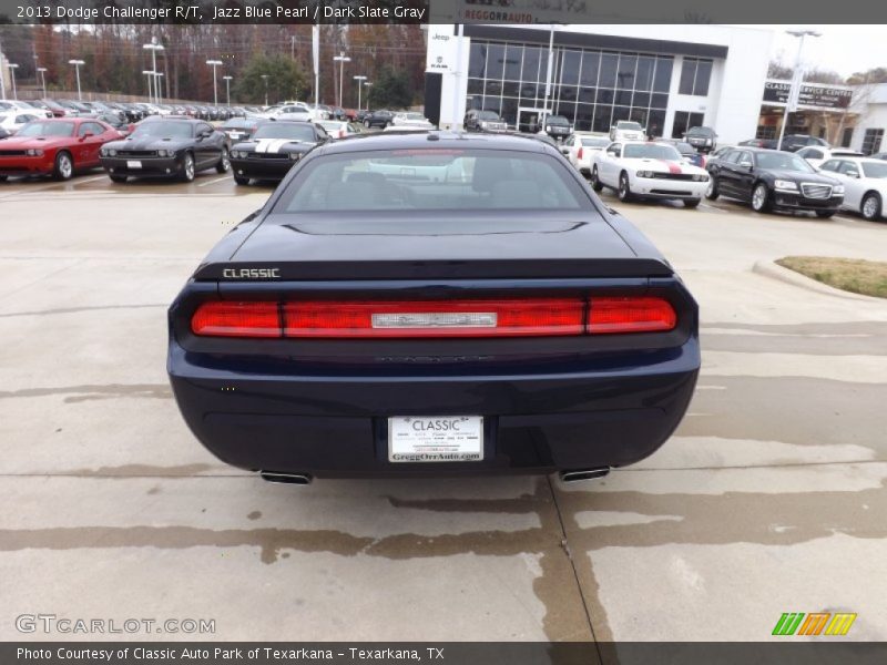 Jazz Blue Pearl / Dark Slate Gray 2013 Dodge Challenger R/T