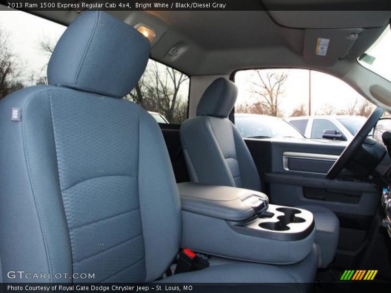 Bright White / Black/Diesel Gray 2013 Ram 1500 Express Regular Cab 4x4