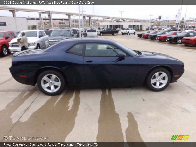 Jazz Blue Pearl / Dark Slate Gray 2013 Dodge Challenger R/T