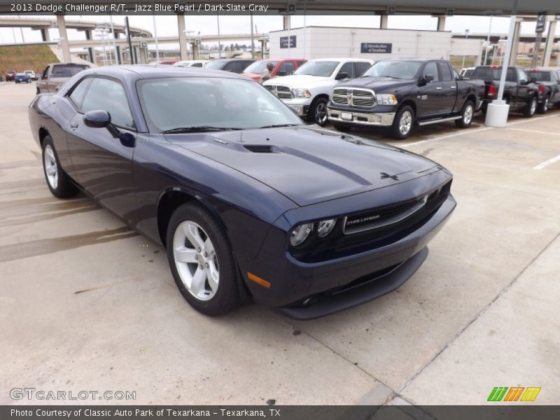 Jazz Blue Pearl / Dark Slate Gray 2013 Dodge Challenger R/T