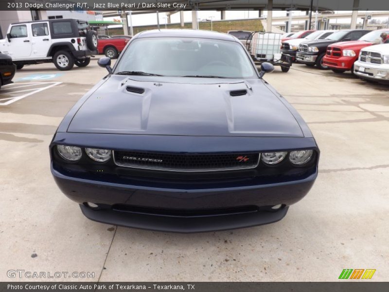 Jazz Blue Pearl / Dark Slate Gray 2013 Dodge Challenger R/T