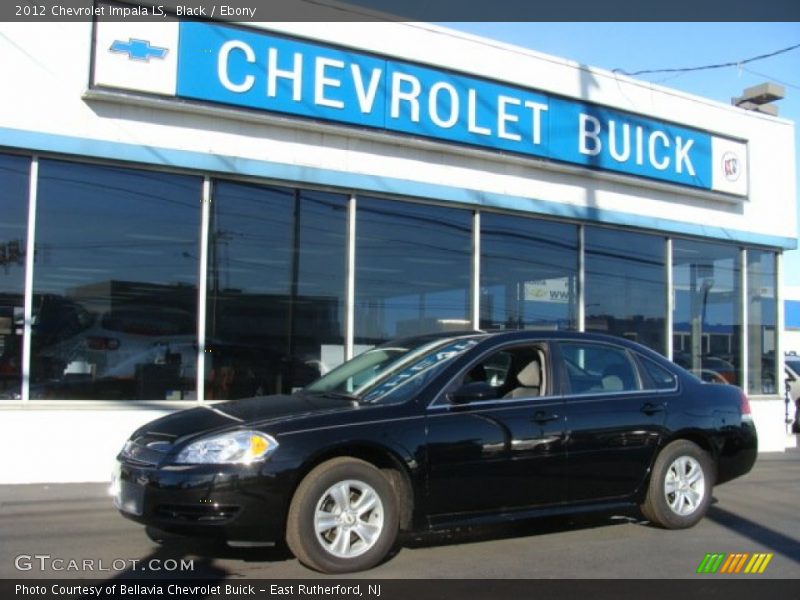 Black / Ebony 2012 Chevrolet Impala LS