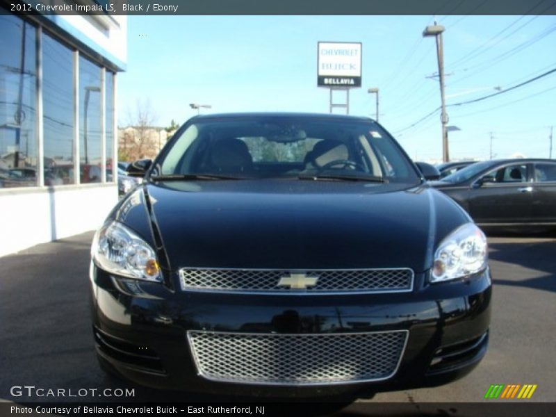 Black / Ebony 2012 Chevrolet Impala LS