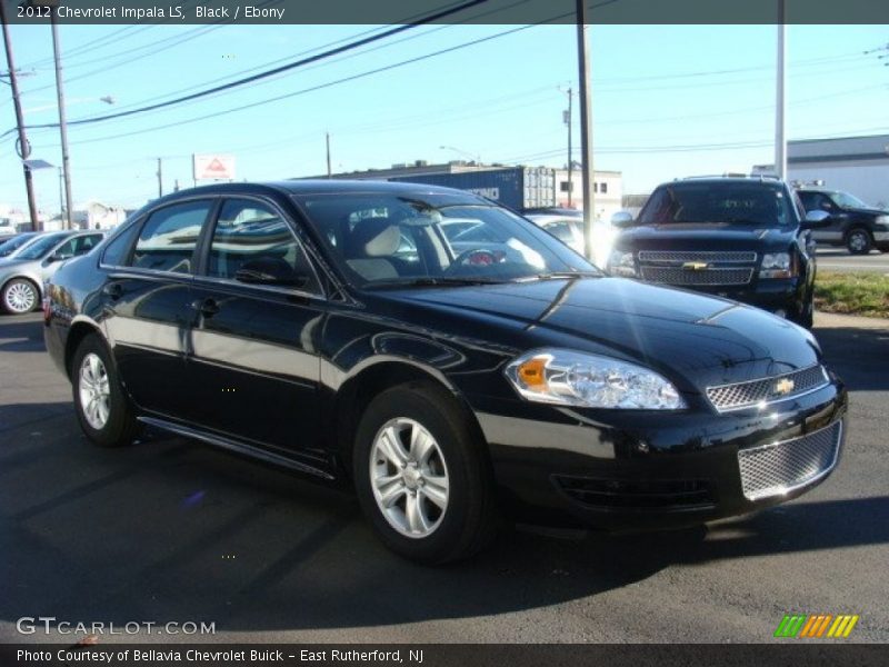 Black / Ebony 2012 Chevrolet Impala LS