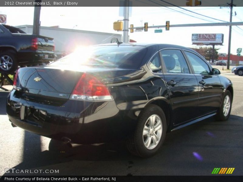 Black / Ebony 2012 Chevrolet Impala LS
