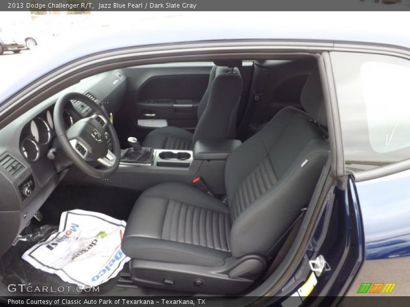 Jazz Blue Pearl / Dark Slate Gray 2013 Dodge Challenger R/T