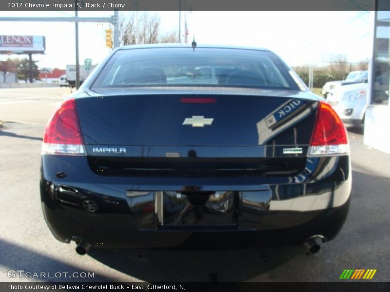 Black / Ebony 2012 Chevrolet Impala LS
