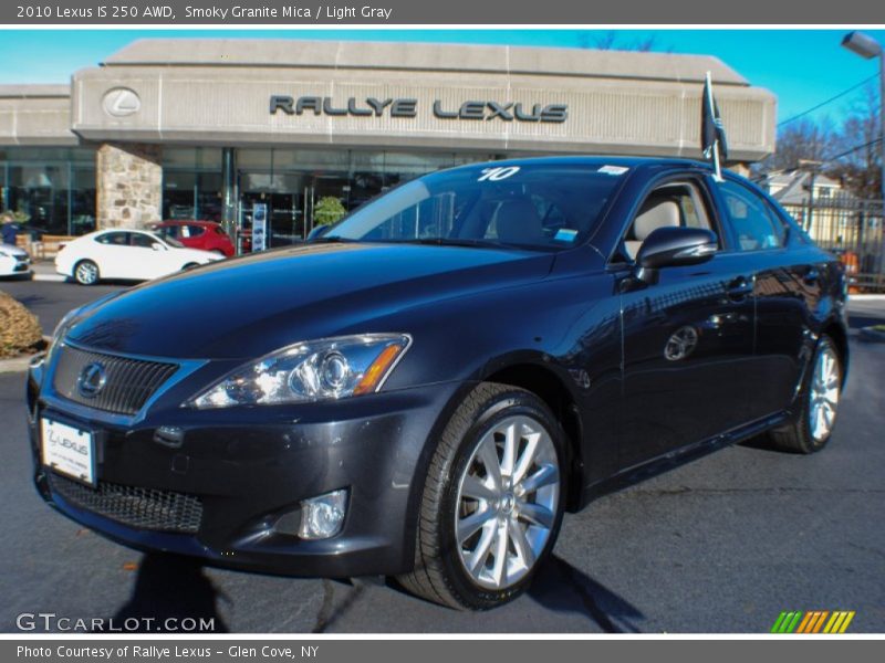Smoky Granite Mica / Light Gray 2010 Lexus IS 250 AWD