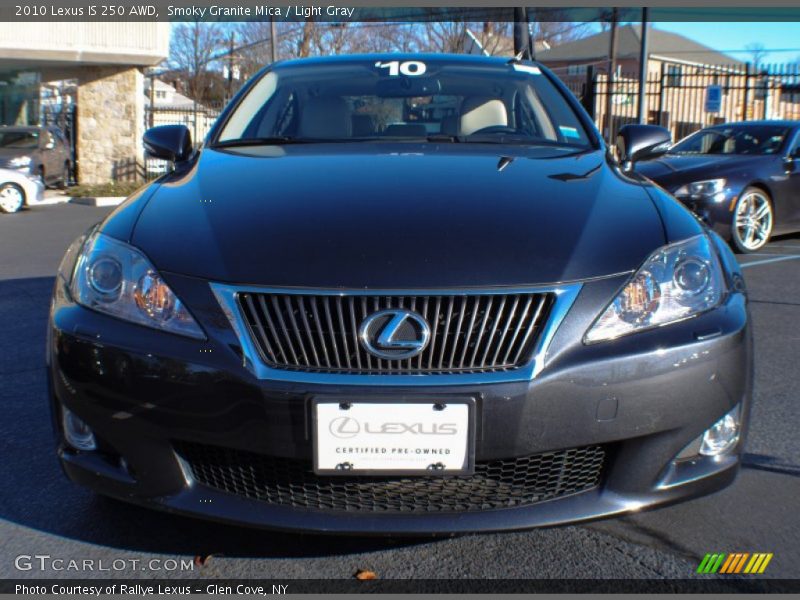 Smoky Granite Mica / Light Gray 2010 Lexus IS 250 AWD