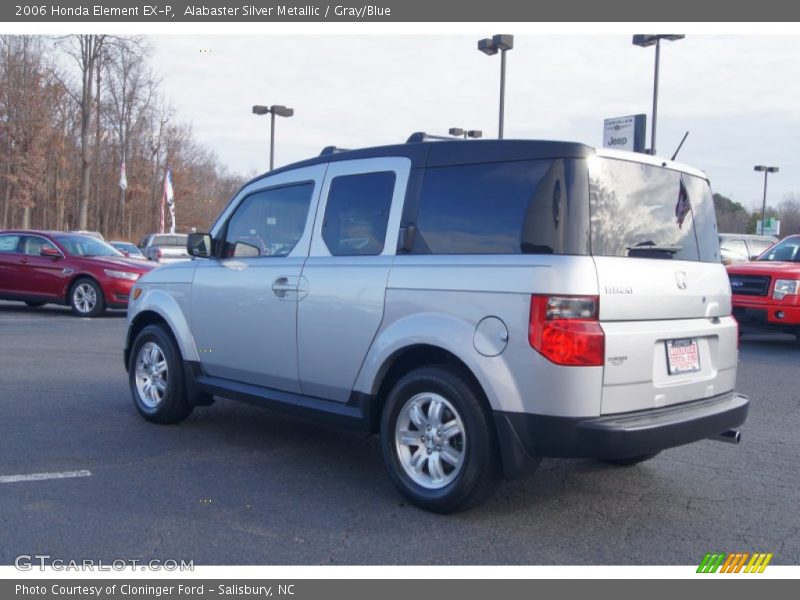 Alabaster Silver Metallic / Gray/Blue 2006 Honda Element EX-P