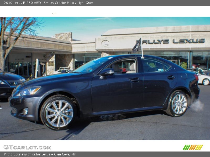 Smoky Granite Mica / Light Gray 2010 Lexus IS 250 AWD
