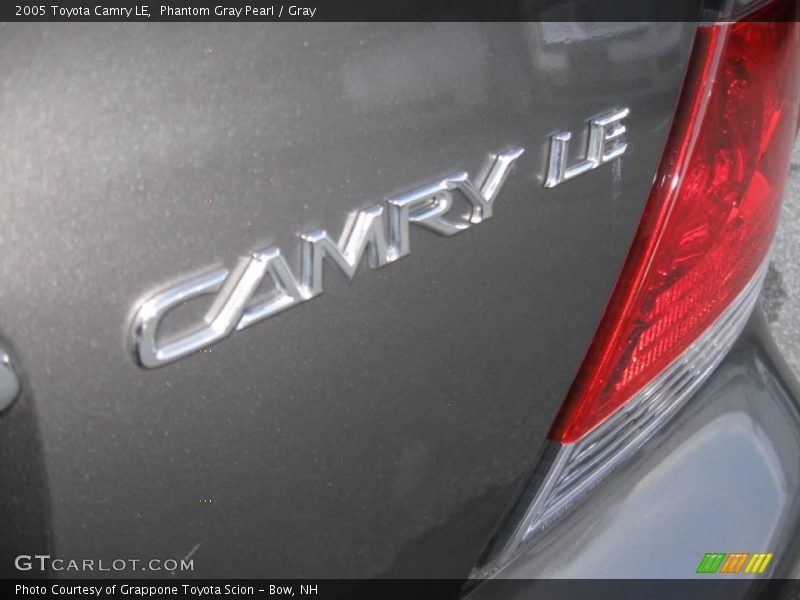 Phantom Gray Pearl / Gray 2005 Toyota Camry LE