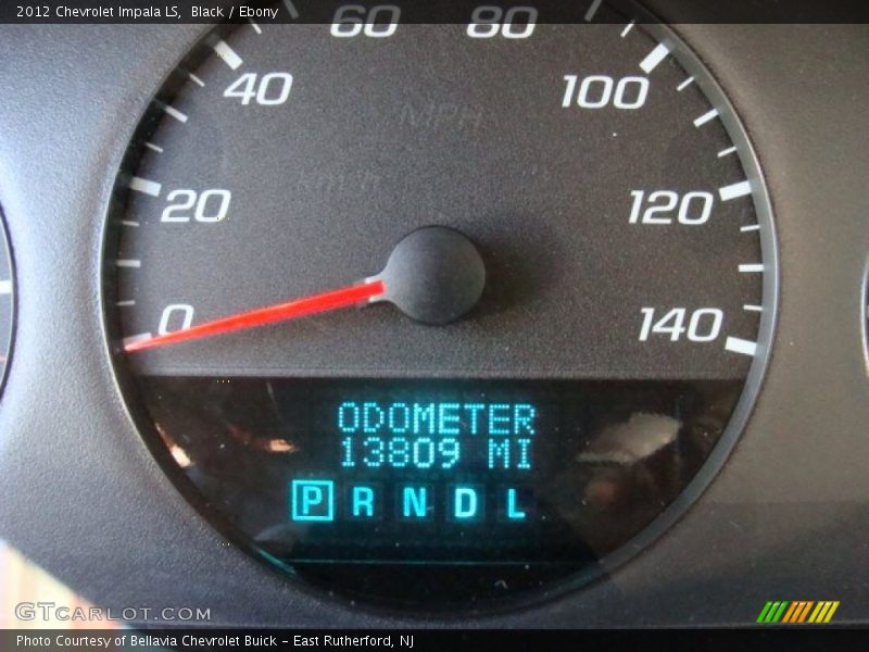 Black / Ebony 2012 Chevrolet Impala LS