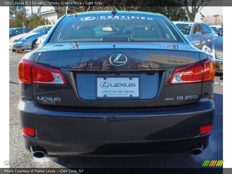 Smoky Granite Mica / Light Gray 2010 Lexus IS 250 AWD