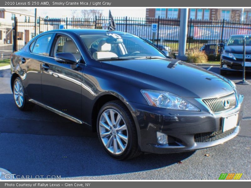 Smoky Granite Mica / Light Gray 2010 Lexus IS 250 AWD