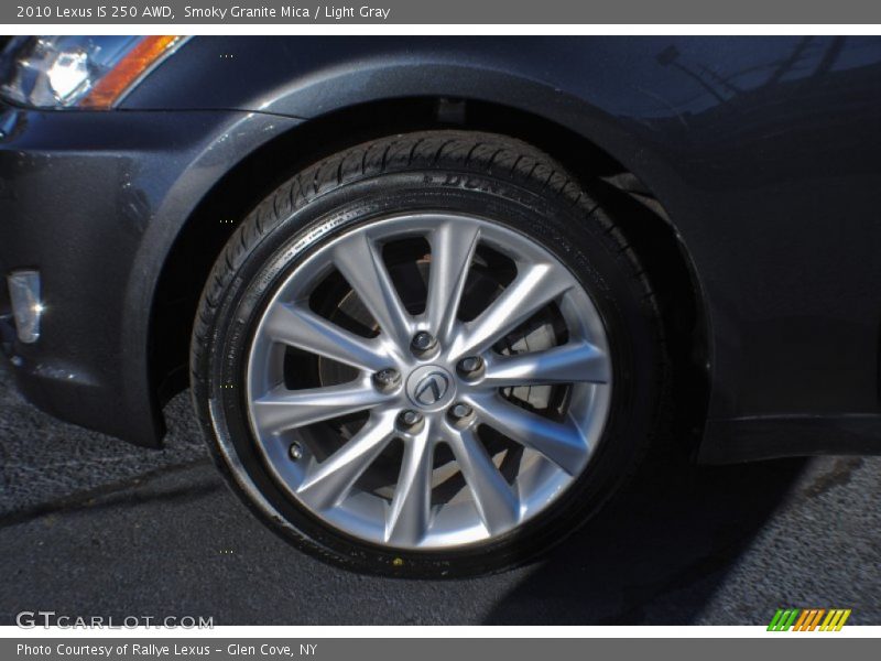 Smoky Granite Mica / Light Gray 2010 Lexus IS 250 AWD