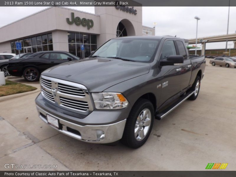 Mineral Gray Metallic / Black 2013 Ram 1500 Lone Star Quad Cab 4x4