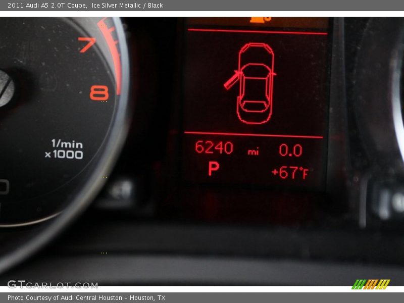 Ice Silver Metallic / Black 2011 Audi A5 2.0T Coupe