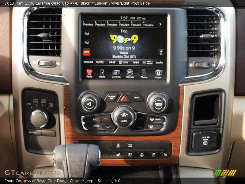 Controls of 2013 1500 Laramie Quad Cab 4x4