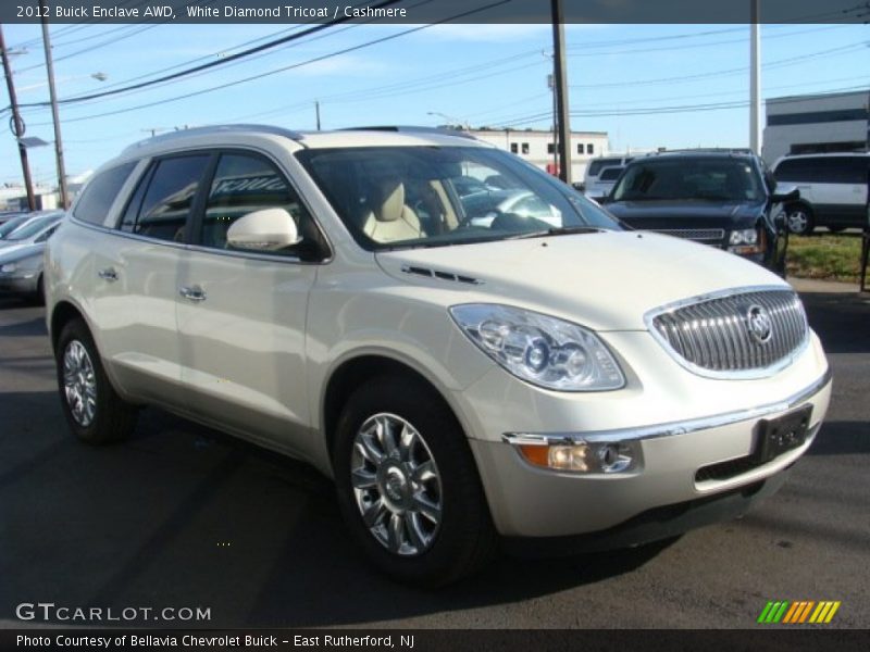 White Diamond Tricoat / Cashmere 2012 Buick Enclave AWD