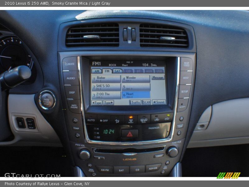 Smoky Granite Mica / Light Gray 2010 Lexus IS 250 AWD