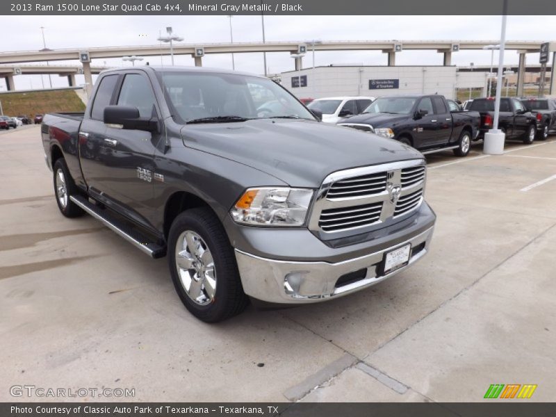 Mineral Gray Metallic / Black 2013 Ram 1500 Lone Star Quad Cab 4x4