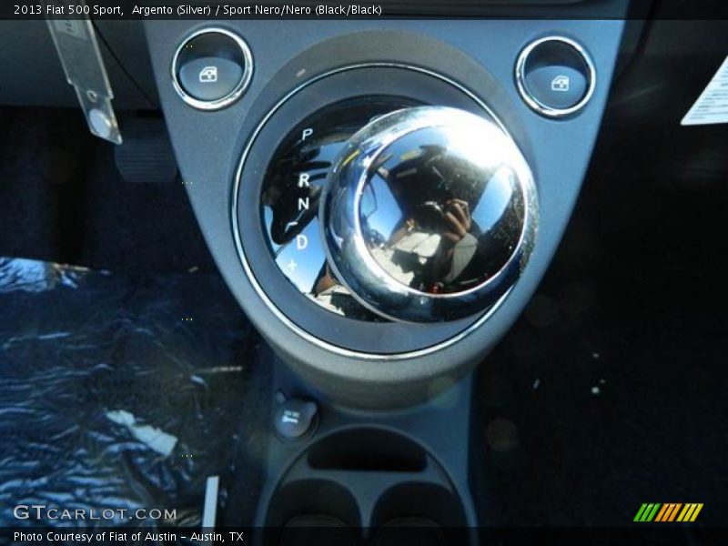 Argento (Silver) / Sport Nero/Nero (Black/Black) 2013 Fiat 500 Sport