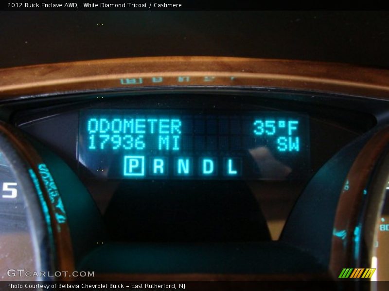 White Diamond Tricoat / Cashmere 2012 Buick Enclave AWD