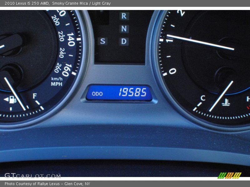 Smoky Granite Mica / Light Gray 2010 Lexus IS 250 AWD