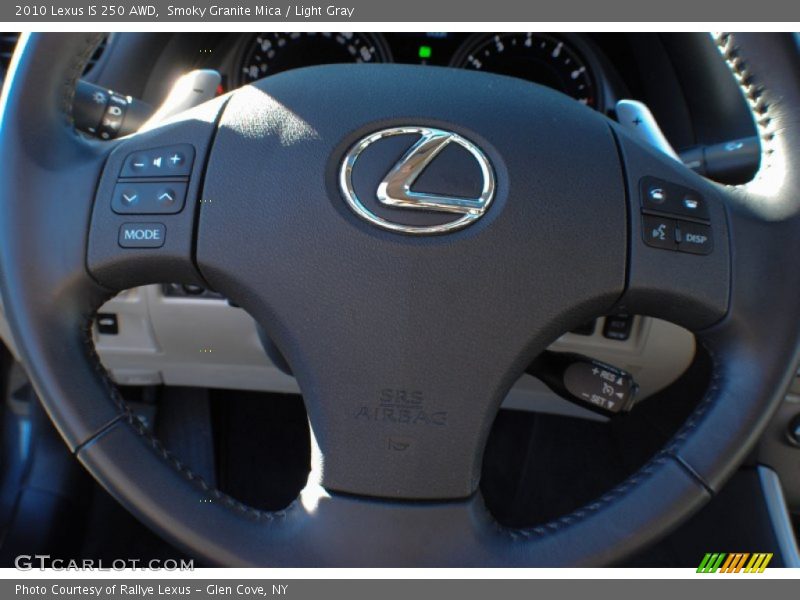 Smoky Granite Mica / Light Gray 2010 Lexus IS 250 AWD