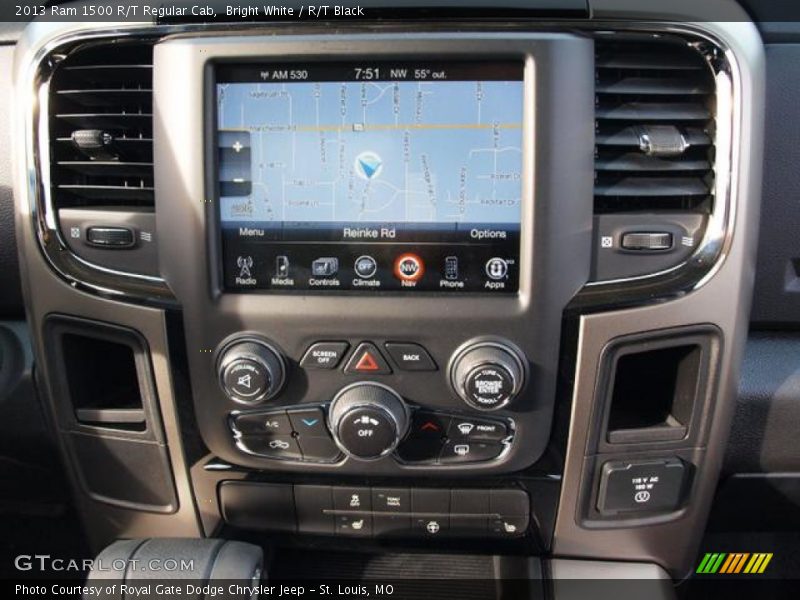 Navigation of 2013 1500 R/T Regular Cab