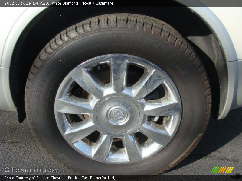 White Diamond Tricoat / Cashmere 2012 Buick Enclave AWD